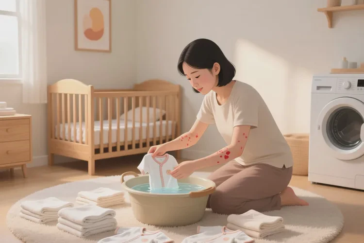 产妇手臂上容易起湿疹可以治愈吗(图2)