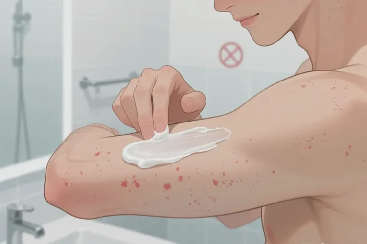 男性手臂上容易长湿疹可以治愈吗(图2)