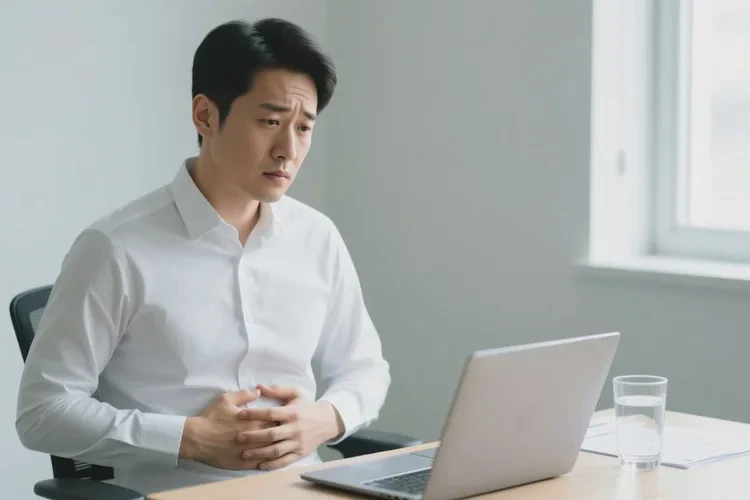 男性肚子上偶尔长湿疹可以治愈吗(图1)