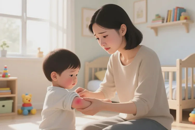 小儿手臂经常起湿疹可以治愈吗(图1)