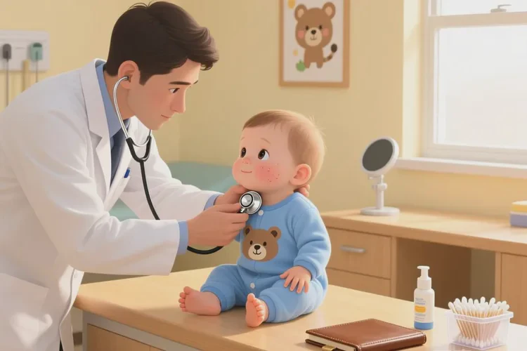 小儿面部长湿疹可以治愈吗(图2)