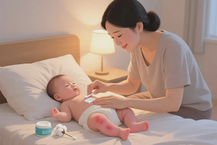 小儿小腿起湿疹可以治愈吗(图1)