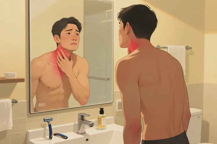 男性脖子经常长湿疹可以治愈吗(图1)