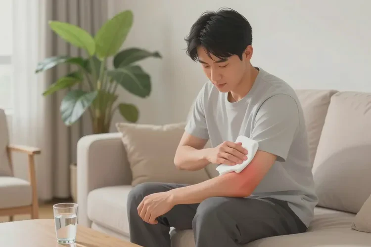 男性手臂上起湿疹可以治愈吗(图4)