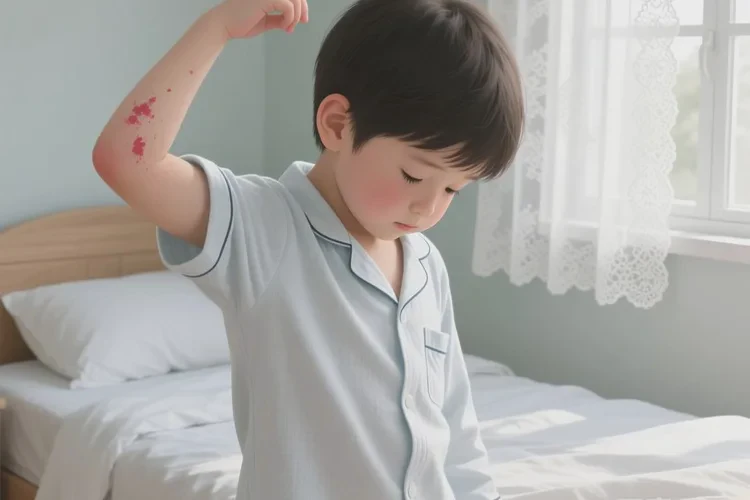 小儿手臂偶尔起湿疹可以治愈吗(图4)