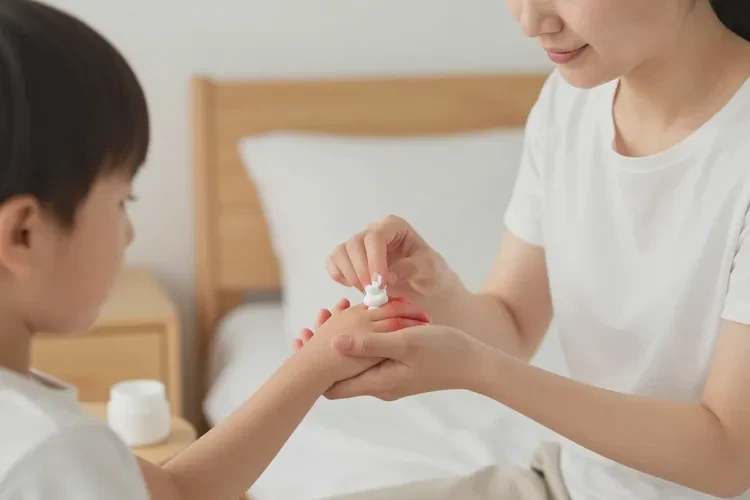 小儿手上长湿疹可以治愈吗(图1)