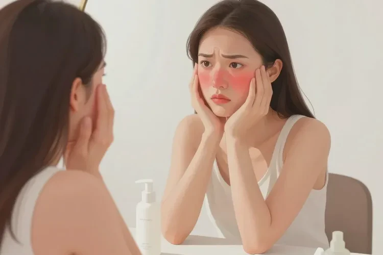 女性面部出湿疹可以治愈吗(图1)