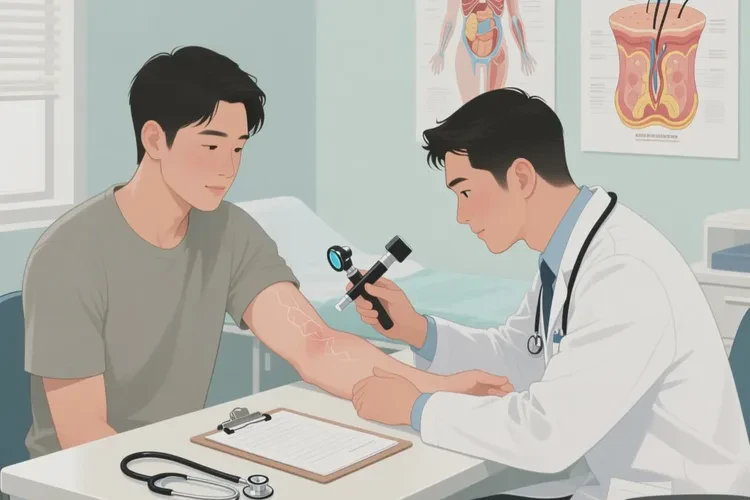 男性手臂上出现湿疹可以治愈吗(图3)