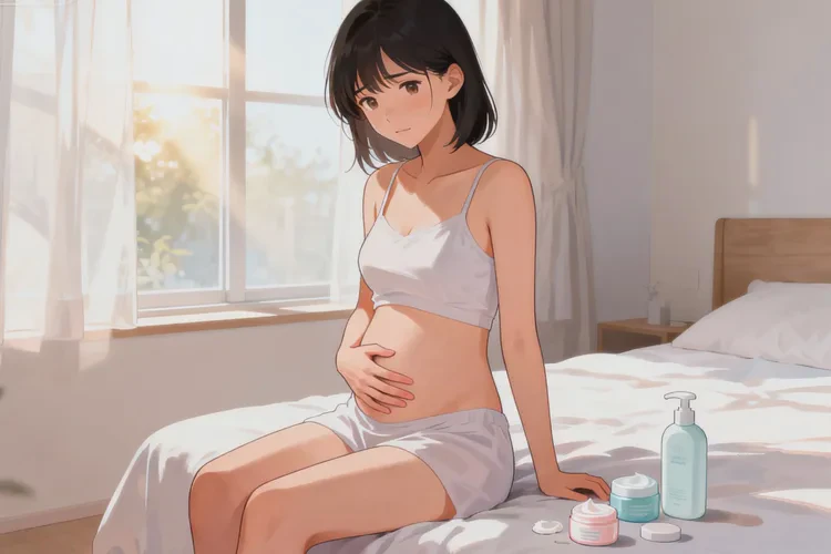 产妇肚子上长湿疹可以治愈吗(图1)