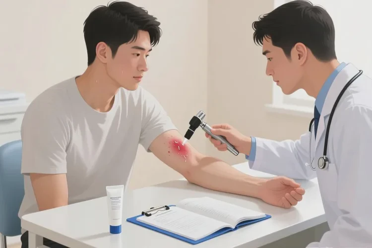 男性全身经常长湿疹可以治愈吗(图1)