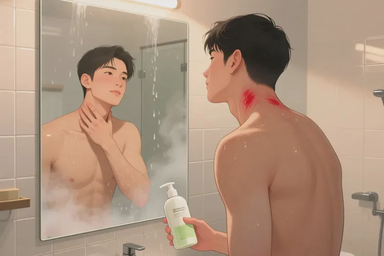 男生脖子偶尔长湿疹可以治愈吗(图1)