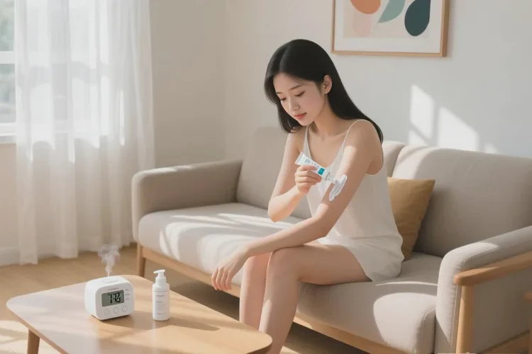 女生手臂长湿疹可以治愈吗(图1)