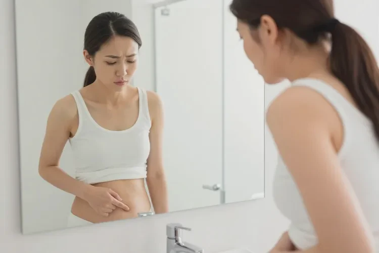 女生肚子长湿疹可以治愈吗(图2)