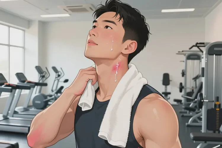 男生脖子上容易长湿疹可以治愈吗(图3)