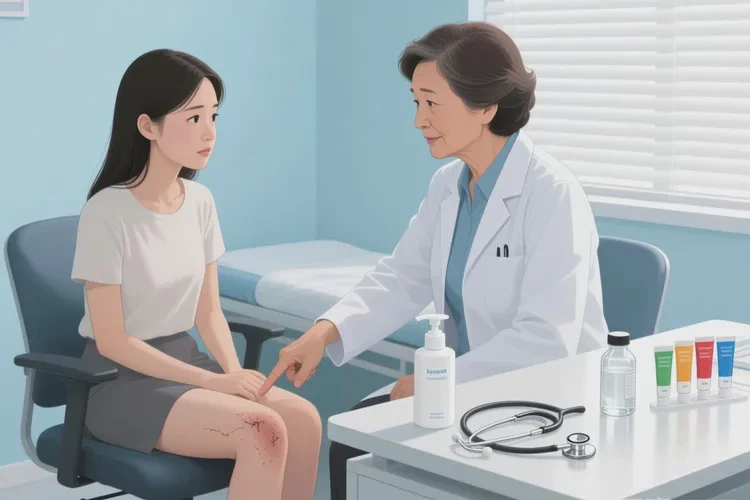 女生小腿经常起湿疹可以治愈吗(图4)