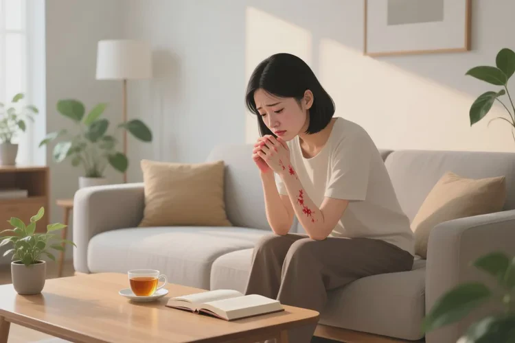 女生手上出湿疹可以治愈吗(图1)