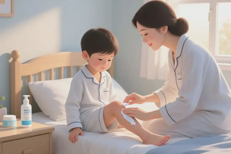 小儿小腿上偶尔长湿疹可以治愈吗(图2)