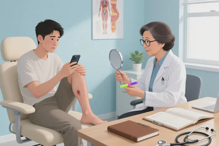 男生小腿上容易起湿疹可以治愈吗(图3)