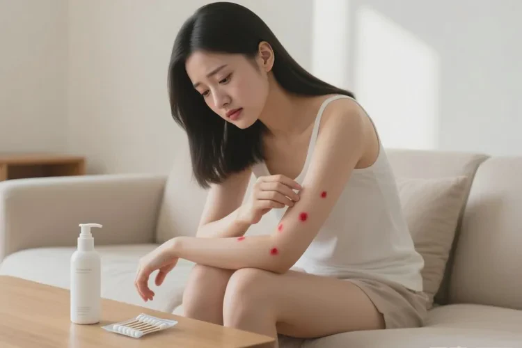 女生手臂有湿疹可以治愈吗(图1)