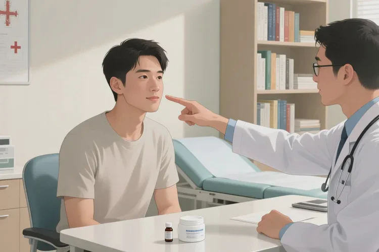 男生面部容易起湿疹可以治愈吗(图2)