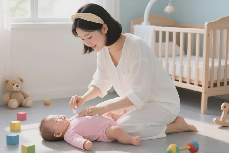 小儿肚子上偶尔长湿疹可以治愈吗(图1)