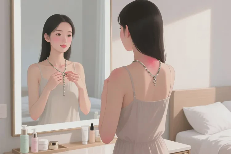 女生脖子上起湿疹可以治愈吗(图2)