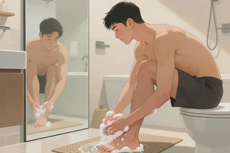 男生脚上经常起湿疹可以治愈吗(图2)