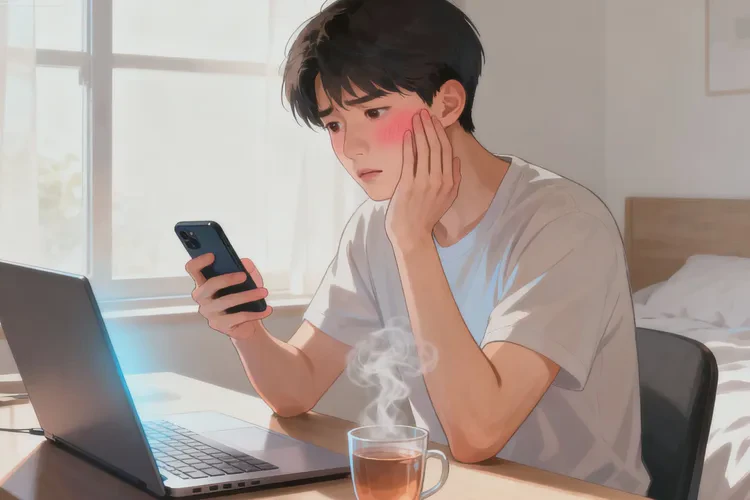 男生脸上容易起湿疹可以治愈吗(图2)