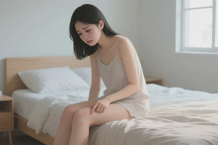 女生大腿偶尔起湿疹可以治愈吗(图1)