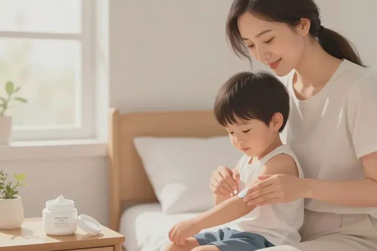 小儿手臂上经常长湿疹可以治愈吗(图1)