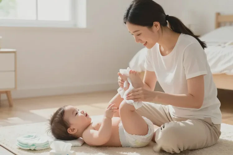 小儿屁股上长湿疹可以治愈吗(图1)