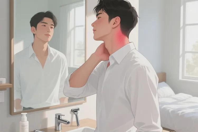 男生脖子容易起湿疹可以治愈吗(图1)