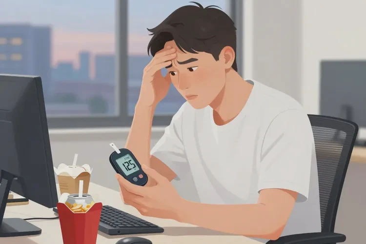 28岁中午血糖12.5是怎么回事(图1)