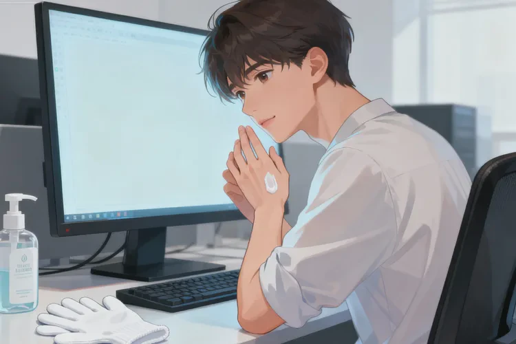 男生手上经常长湿疹可以治愈吗(图1)