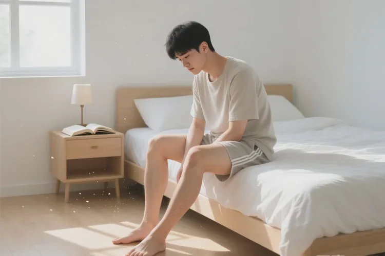 男生大腿长湿疹可以治愈吗(图1)