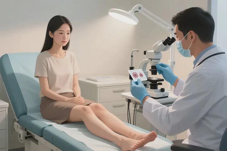 女生大腿上长湿疹可以治愈吗(图4)