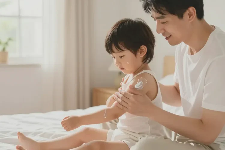 小儿手臂上出湿疹可以治愈吗(图1)