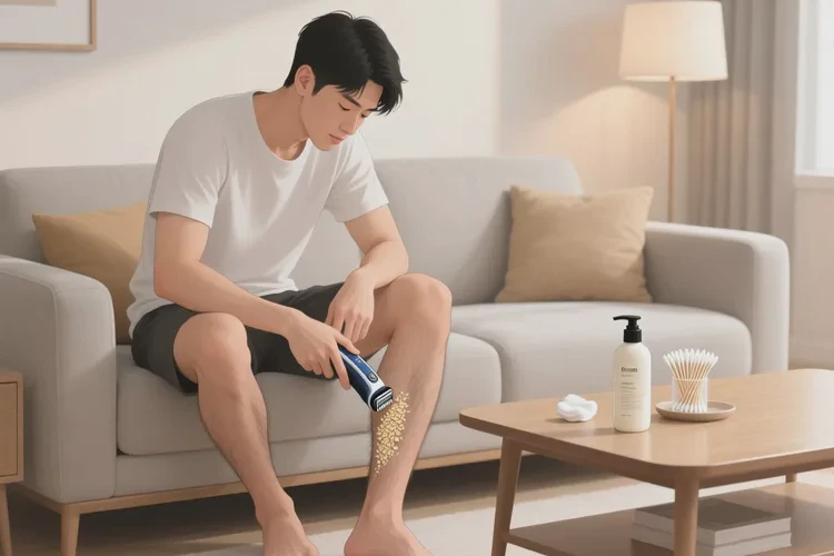 男生小腿上长湿疹可以治愈吗(图2)