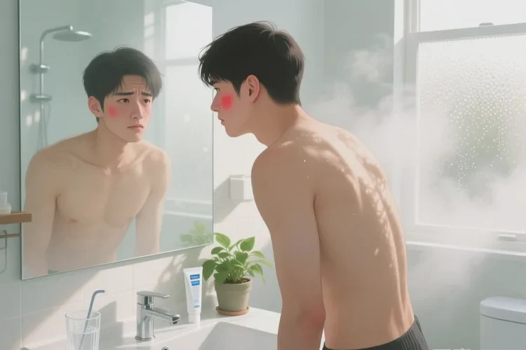 男生脸上长湿疹可以治愈吗(图1)