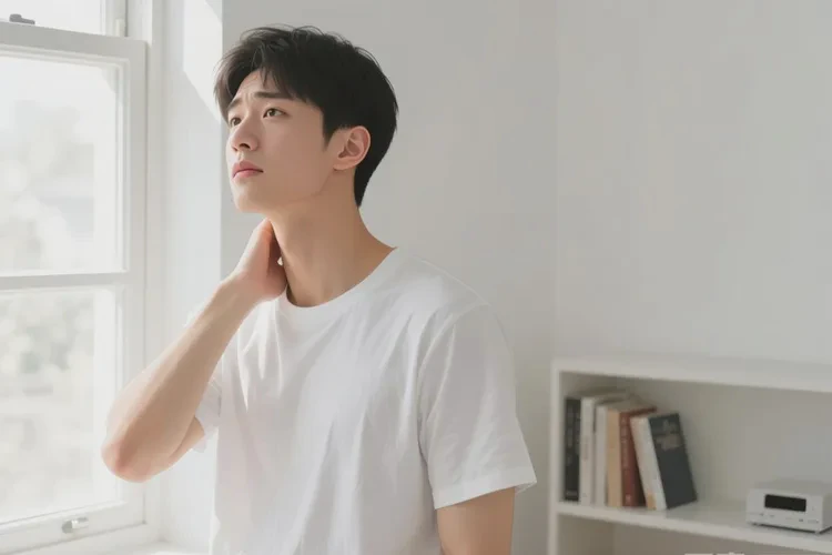 男生脖子上偶尔起湿疹可以治愈吗(图1)