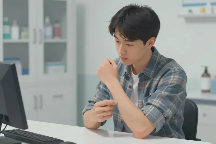 男生全身偶尔长湿疹可以治愈吗(图1)