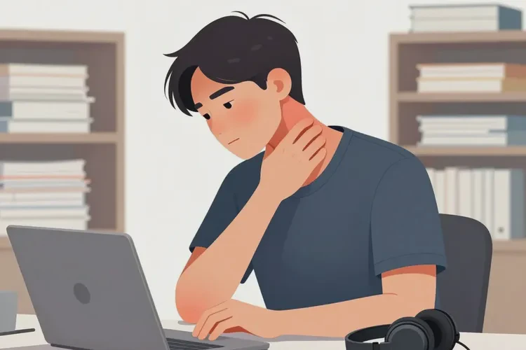 男生脖子上容易长湿疹可以治愈吗(图1)