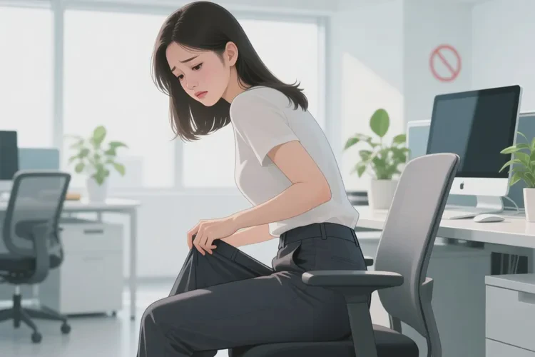 女生屁股偶尔长湿疹可以治愈吗(图1)