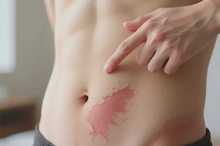 男生肚子容易起湿疹可以治愈吗(图2)