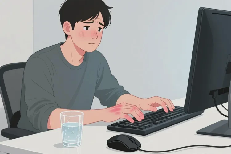 男生手上出湿疹可以治愈吗(图1)