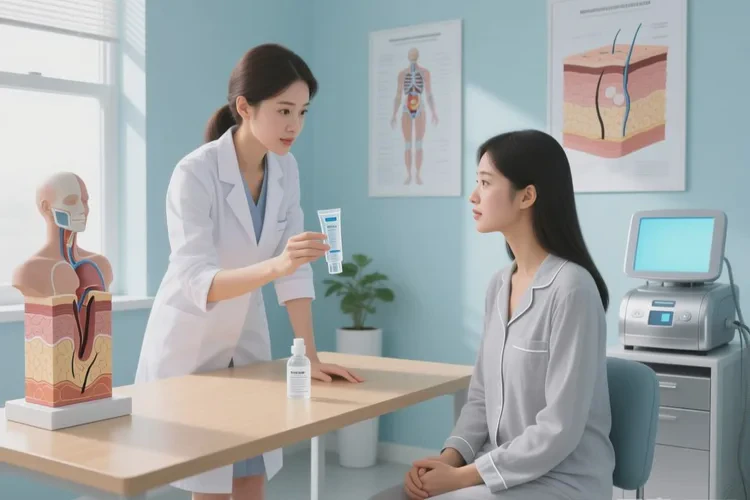 女生脸上偶尔长湿疹可以治愈吗(图2)