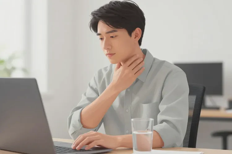 男生脖子长湿疹可以治愈吗(图1)