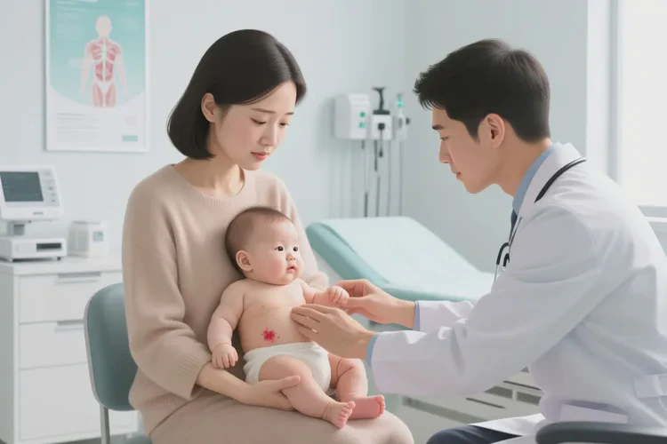 小儿屁股上有湿疹可以治愈吗(图1)