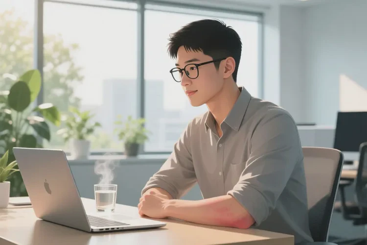 男生四肢经常长湿疹可以治愈吗(图1)