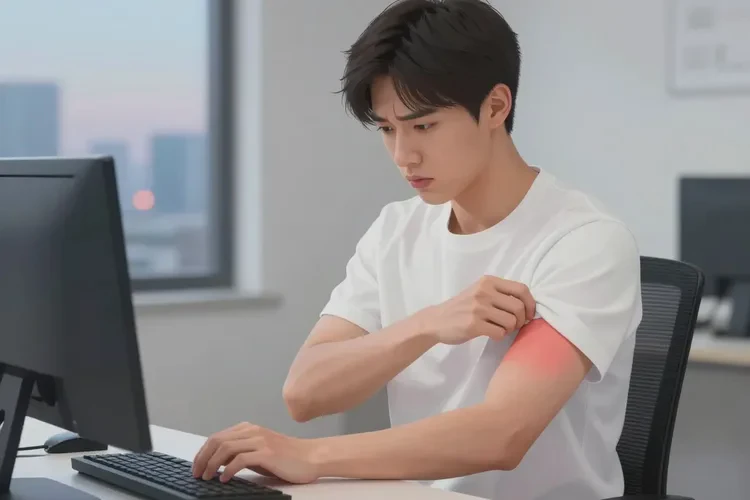 男生手臂有湿疹可以治愈吗(图1)